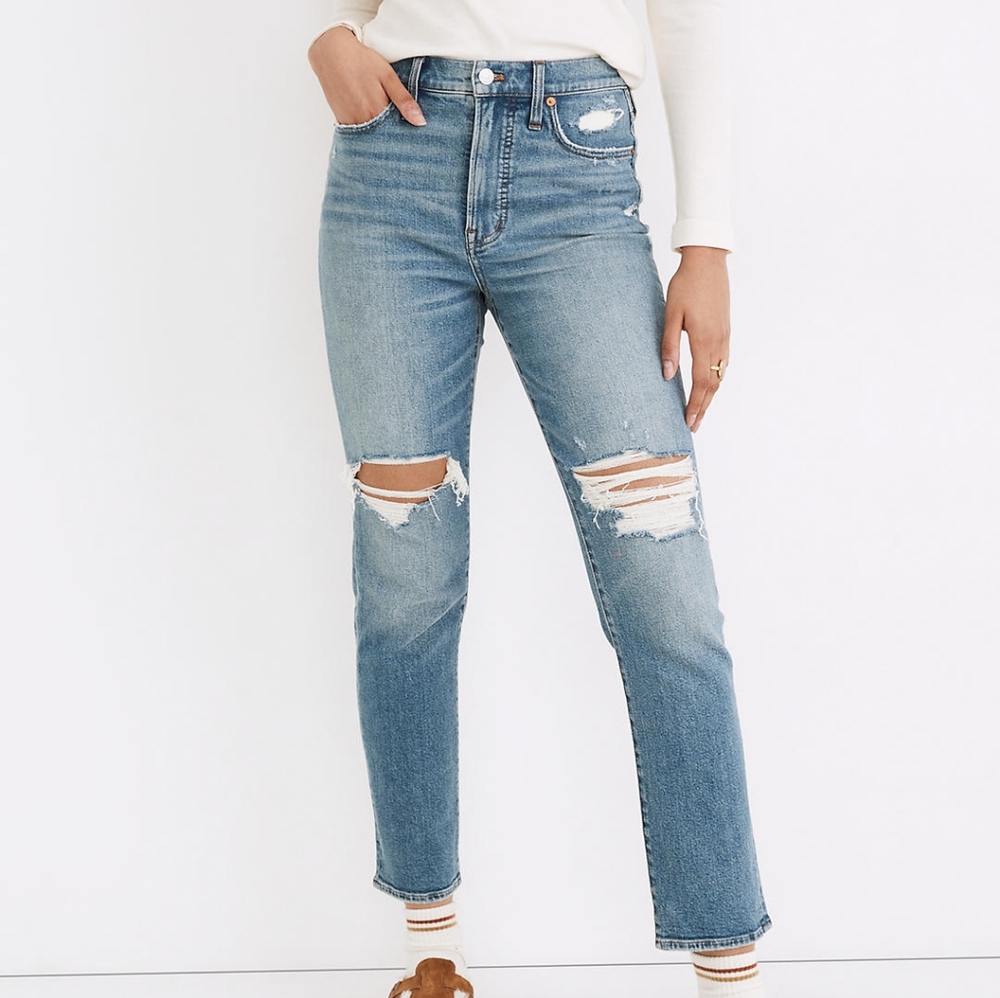 NWT Madewell The Perfect Vintage Jean in Denman Wash Size 30